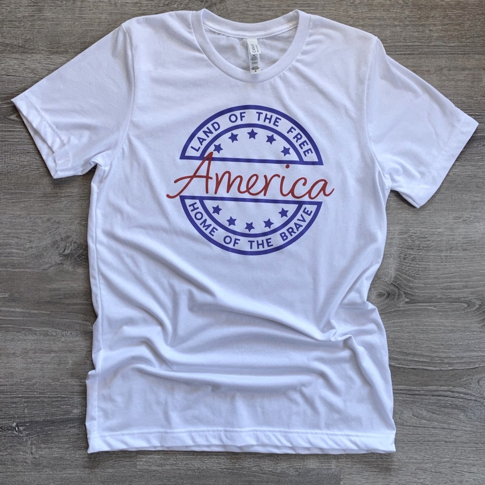 New! Patriotic tee